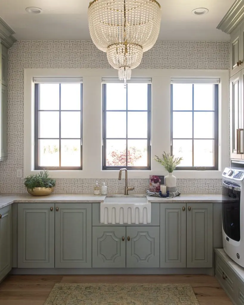 Reimagined Laundry Spaces include Custom Cabinetry