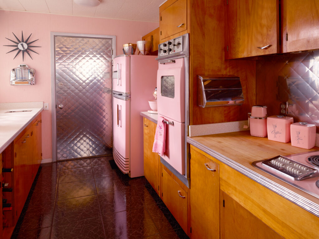 mid-century kitchen